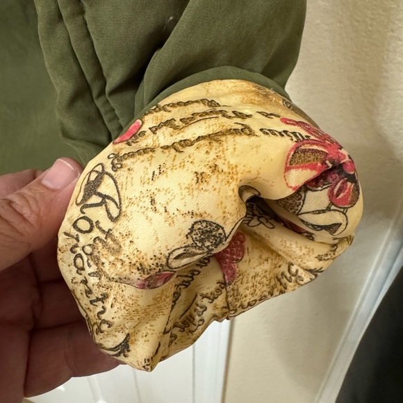 Retro Z&I Army Green High End Soft Fur Lined Parka Jacket Women’s M MINTY - Picture 10 of 10